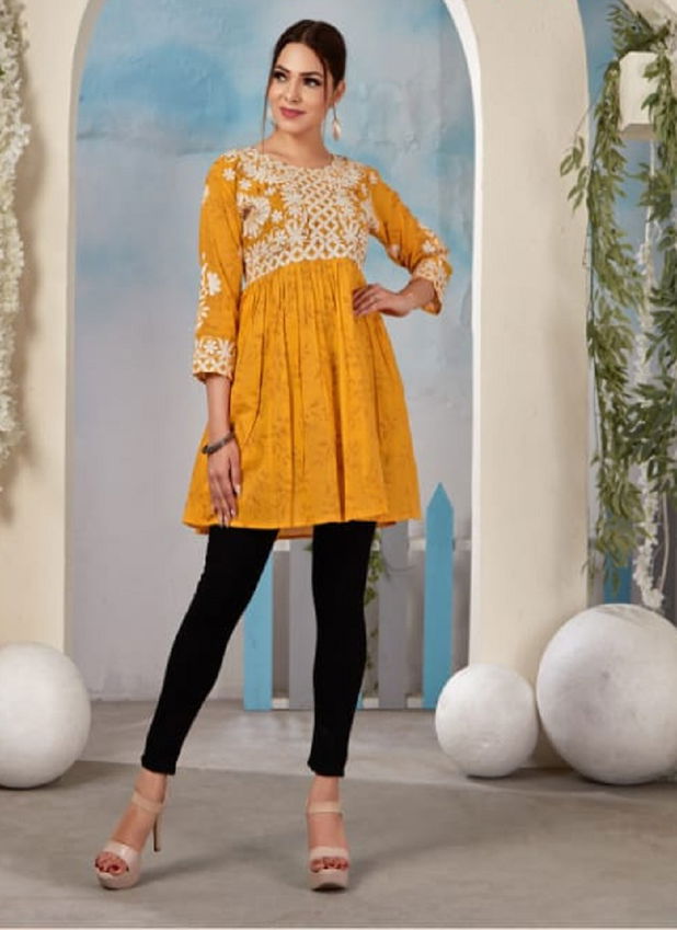 Alora By Maa 1001-1004 Short Designer Kurtis Catalog